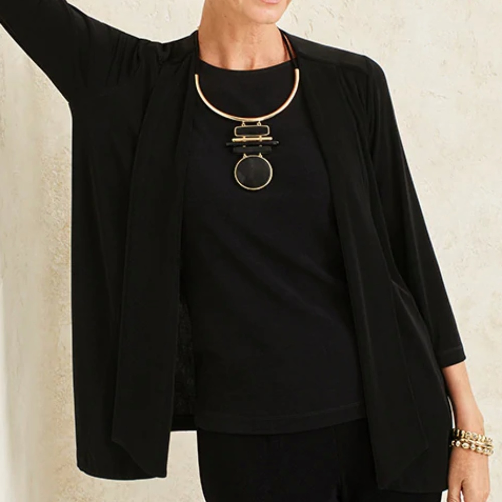 Chico's Traveler 3/4 Length Sweater